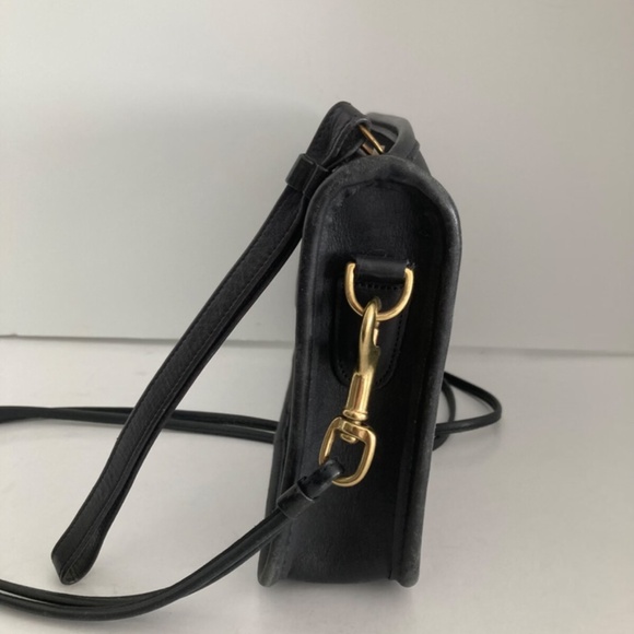 Vintage 1970s? Coach Convertible Clutch Shoulder Bag Purse Double Straps Leather - Picture 5 of 15